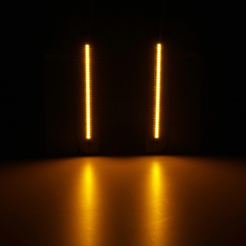 2X Smoked Shell LED Front Corner Side Marker Turn Lights For Jeep Cherokee 97-01 - Picture 4 of 12