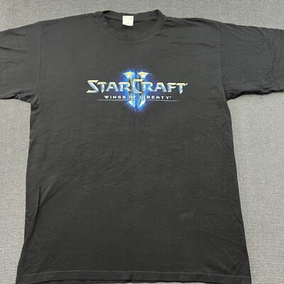 Star Craft Wings of Liberty Herren Shirt XL Grau Gaming B&C Game Promo