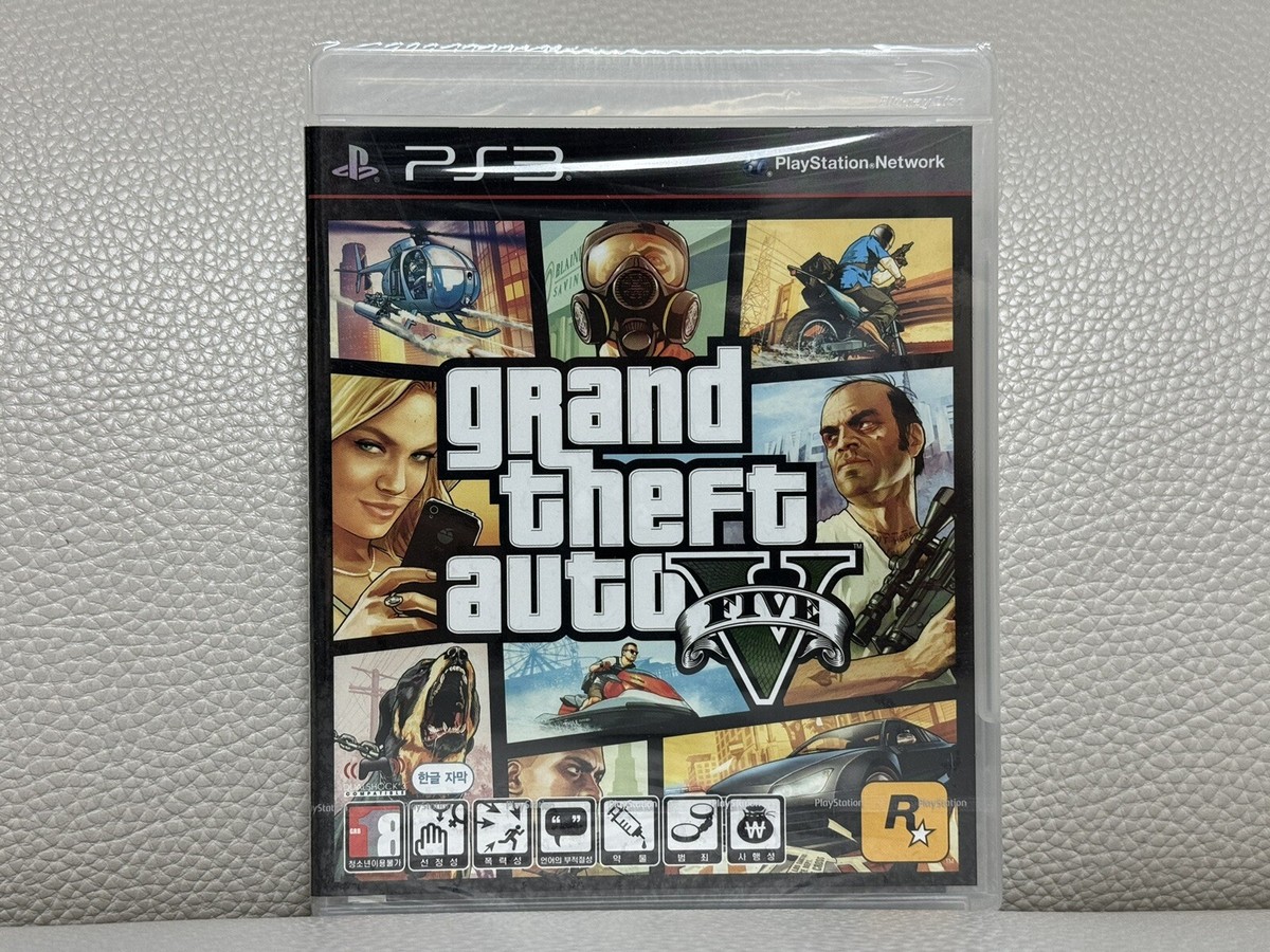 SEALED Korean Grand Theft Auto V 5 PS3 Korean Version Korea Super
