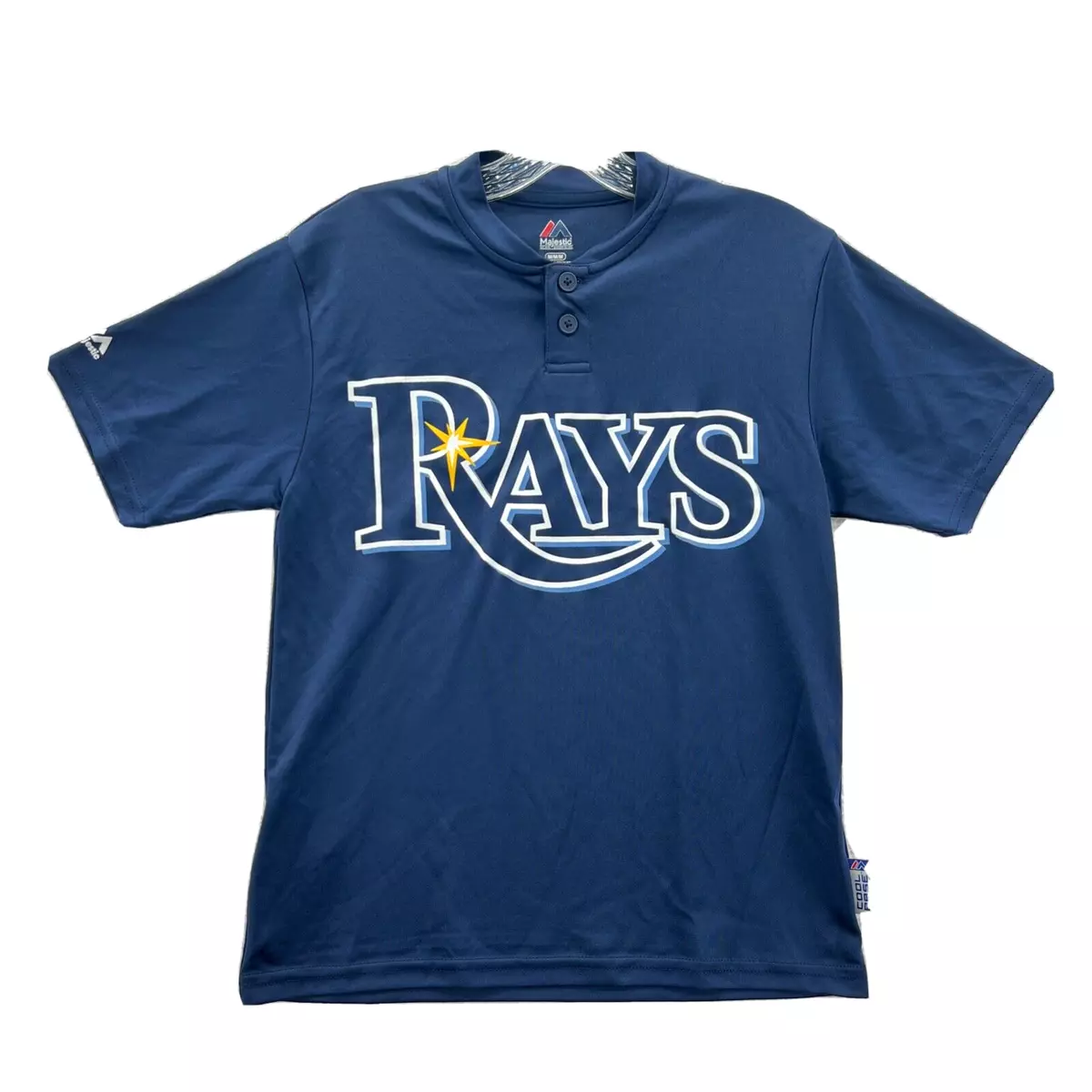 MLB Tampa Bay Rays Men's Short Sleeve Poly T-Shirt - S