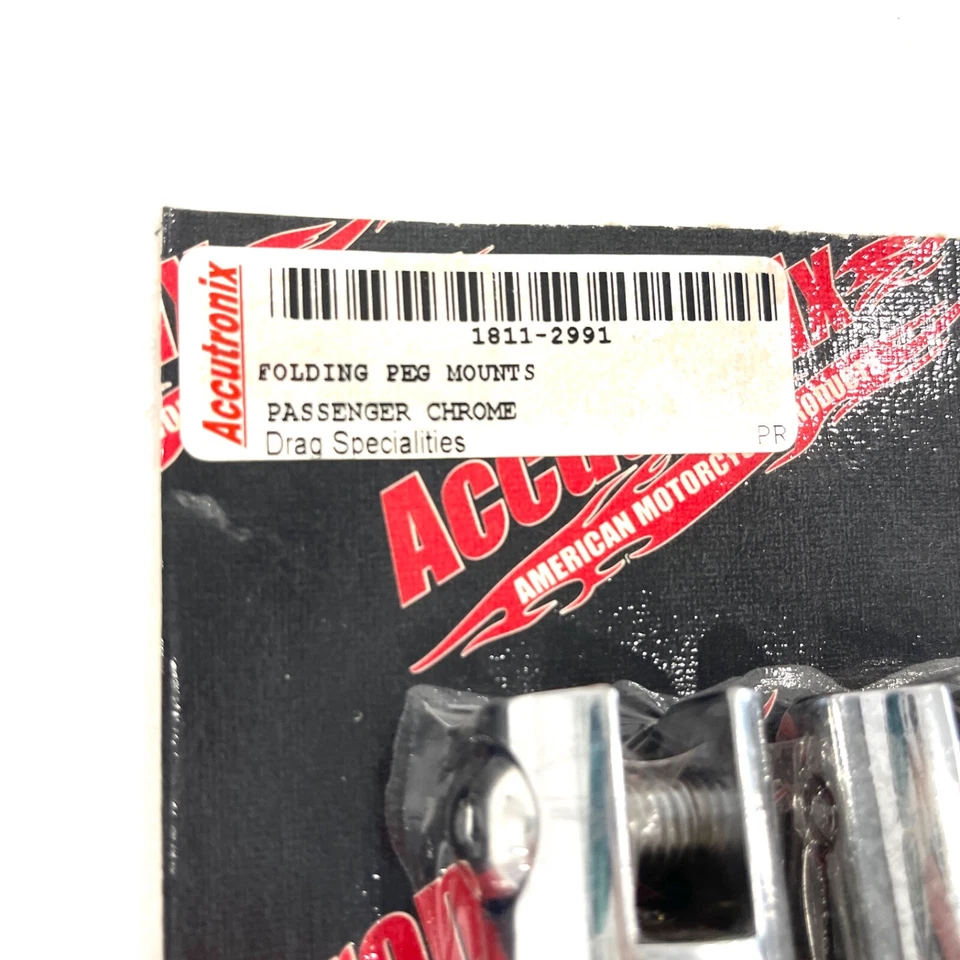 Par de montaje de clavija izquierda derecha Harley Accutronix de fábrica 47 montaje macho 1/2 pulgada 13 pies Foto 2 de 4