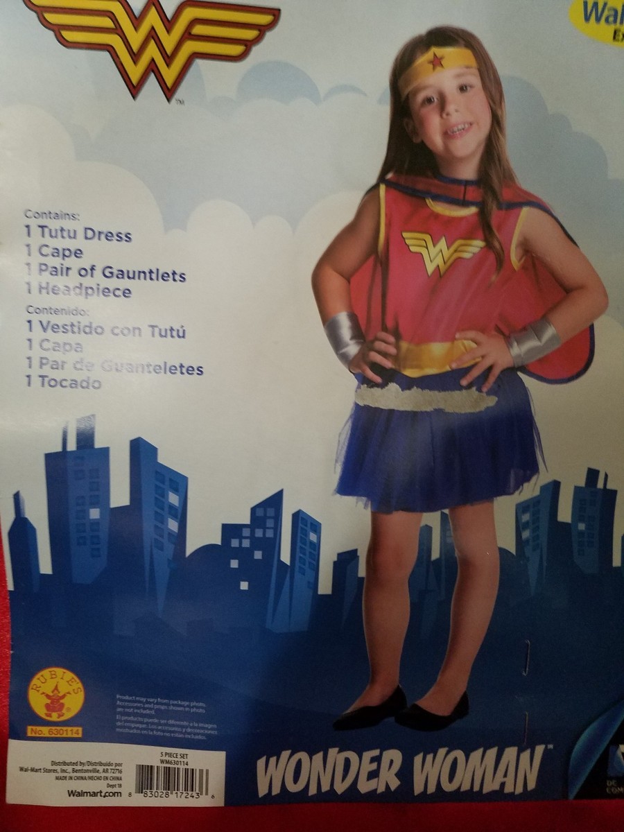 Firl Wonder Woman Halloween Costume 10/12 | eBay