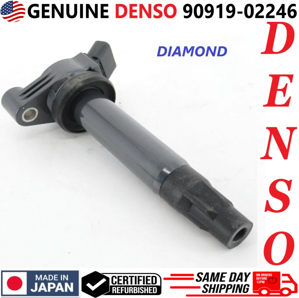 Bobinas de encendido DENSO x6 originales para Toyota y Lexus 2004-2010 3,3 L V6 90919-02246 Foto 2 de 4