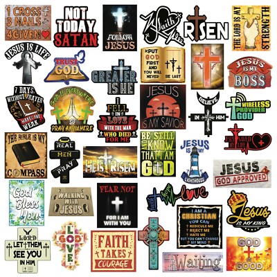 Christian Stickers - Religious Stickers - Faith Stickers - Bible Stickers