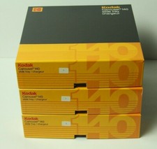Lot of 3 Kodak 140 Carousel 35mm Slide Tray