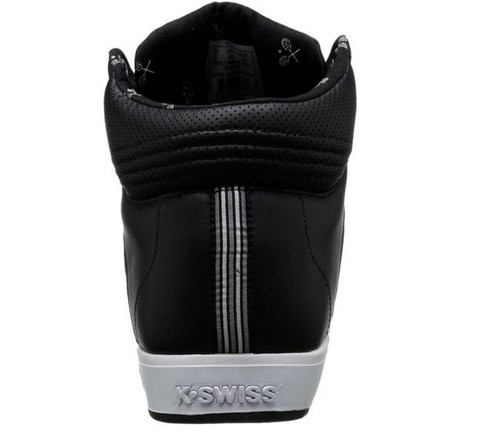 K-SWISS 03251-030 THE CLASSIC II Mn's (M) schwarz/weiß Leder Mid-Top Freizeit - Bild 5 von 7