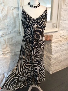 floaty leopard print dress