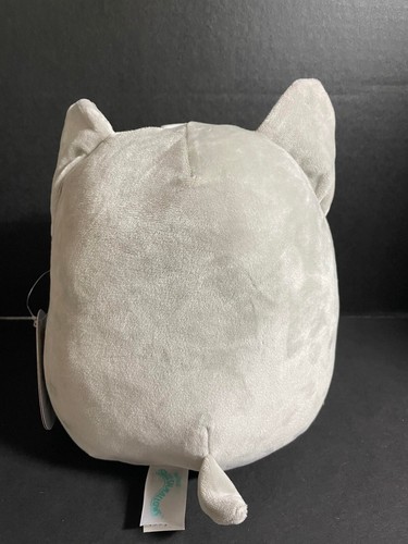 Squishmallow 8" Casmir Husky Dog Hot Cocoa Heart w/Beaded "I ♡ SQUISH" Charm - Picture 7 of 7