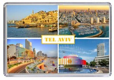 Tel Aviv, Isreal Fridge Magnet 01