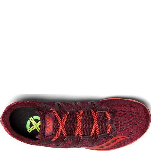 Saucony Carrera XC3 Flat Donna Berry | Rosso ViZi - Foto 5 di 7
