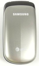 Samsung SGH-A107 - Silver and Black AT T Cellular Flip Phone
