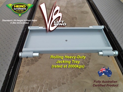 Lift King V8: 4 Post Movable Car Lift • Storage Hoist • Car Lift w/Jacking Beam - Picture 7 of 11