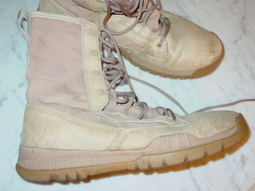 2013 Mens Nike SFB 8" Special Field British Khaki Tactical Boots Size 12 - Picture 7 of 12