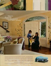 2002 Sherwin-Williams Color Palette Paint Warm Sunny Interior VINTAGE PRINT AD