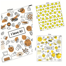 Greaseproof Paper Burger Wrapping Paper Disposable Butter  Takeaway  290x300mm