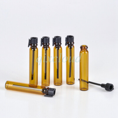 Wholesale Mini 2ml Empty Amber Glass Perfume Sample Vial Bottles