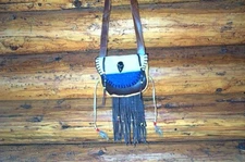 BLACK POWDER, MOUNTAIN MAN , BEAVER TAIL, ARROWHEAD, LEATHER POSSIBLE BAG