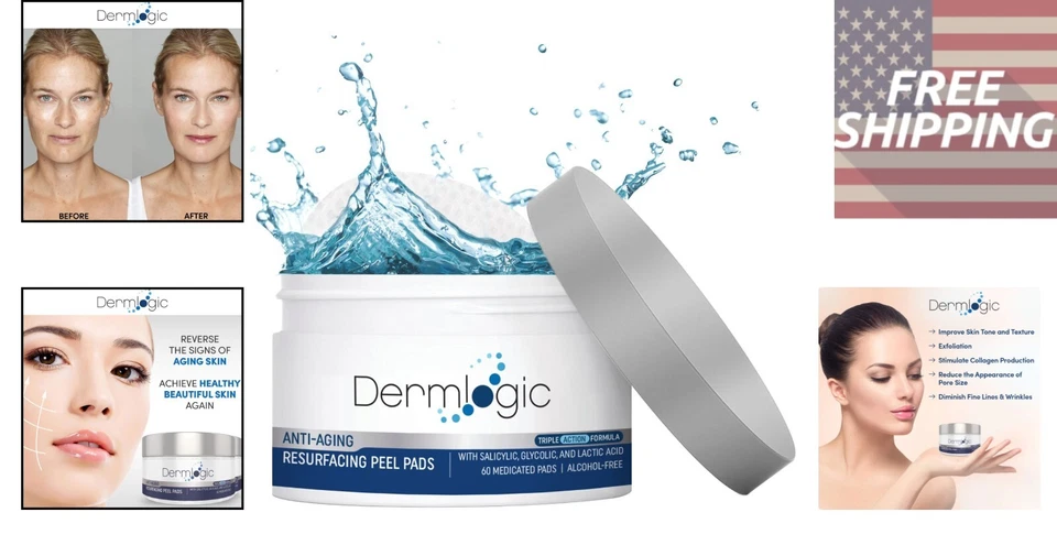 Ultimate Exfoliating Peel Pads: Salicylic & Glycolic for Youthful Skin Glow - Image 2 of 4