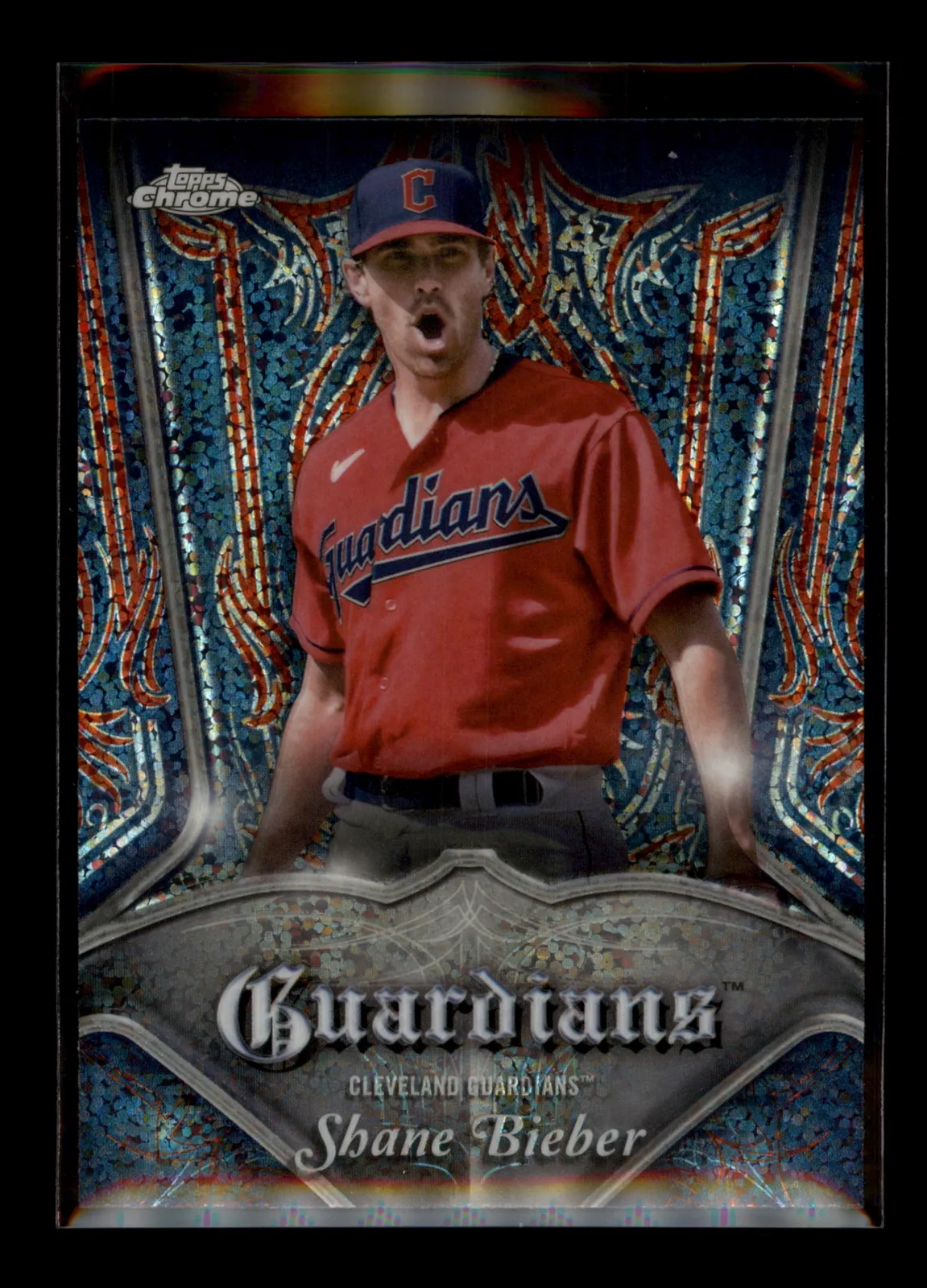 Shane Bieber trading card