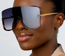 Gafas De Sol Nuevas Lentes Moda Mujeres Grande Women Fashion Sunglasses Large