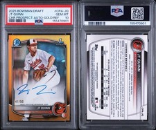 JT Quinn 2025 Bowman Draft #CPA-JQ First (1st) AUTO True Gold [#41/50] PSA 10
