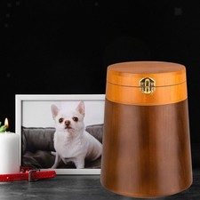 Memorial Pet Urn Keepsake Wood Keeping Precious Memories Souvenir Container Jar