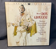 RARE Mozart Don Giovanni Vinyl LP Box Set Angel Records 3605 D/L 1960 UK