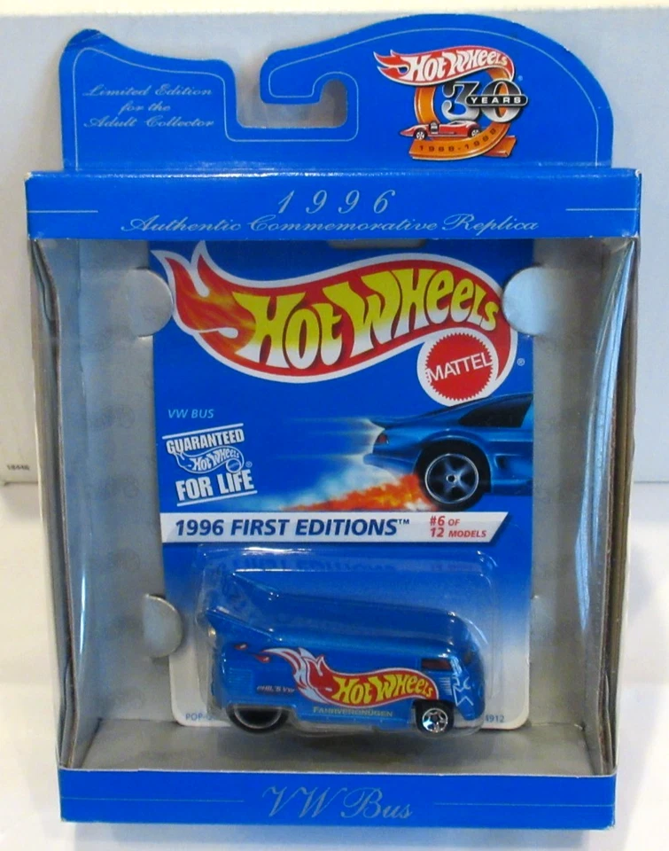HOT WHEELS 30 YEARS / FIRST EDITIONS ~ 1996 VW DRAG BUS ~ - Image 3 of 4