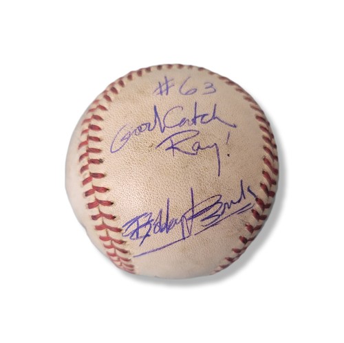 Baseball firmato Bobby Bonds Rawlings RO-N "NON AUTENTICATO" - Foto 4 di 6