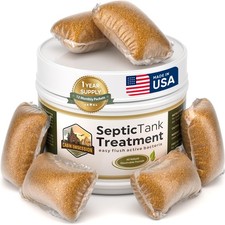 Septic Tank Treatment - 1 Year Supply of Septic Safe Dissolvable Easy Flush Live