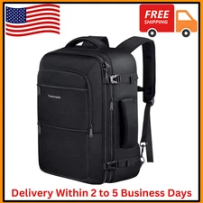 Vancropak 40L Travel Backpack Carry-On Expandable Weekender Bag Flight Approved