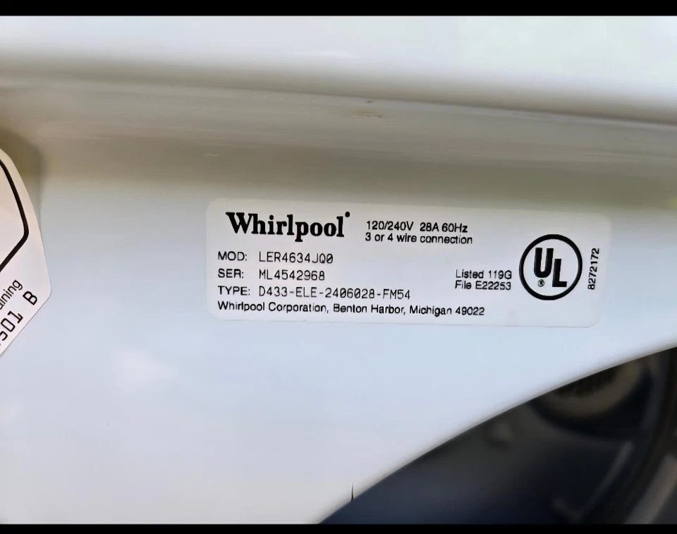 Used Washer & Dryer Set (Buyer must pick up items in Woodbridge Virginia) - Image 2 of 3