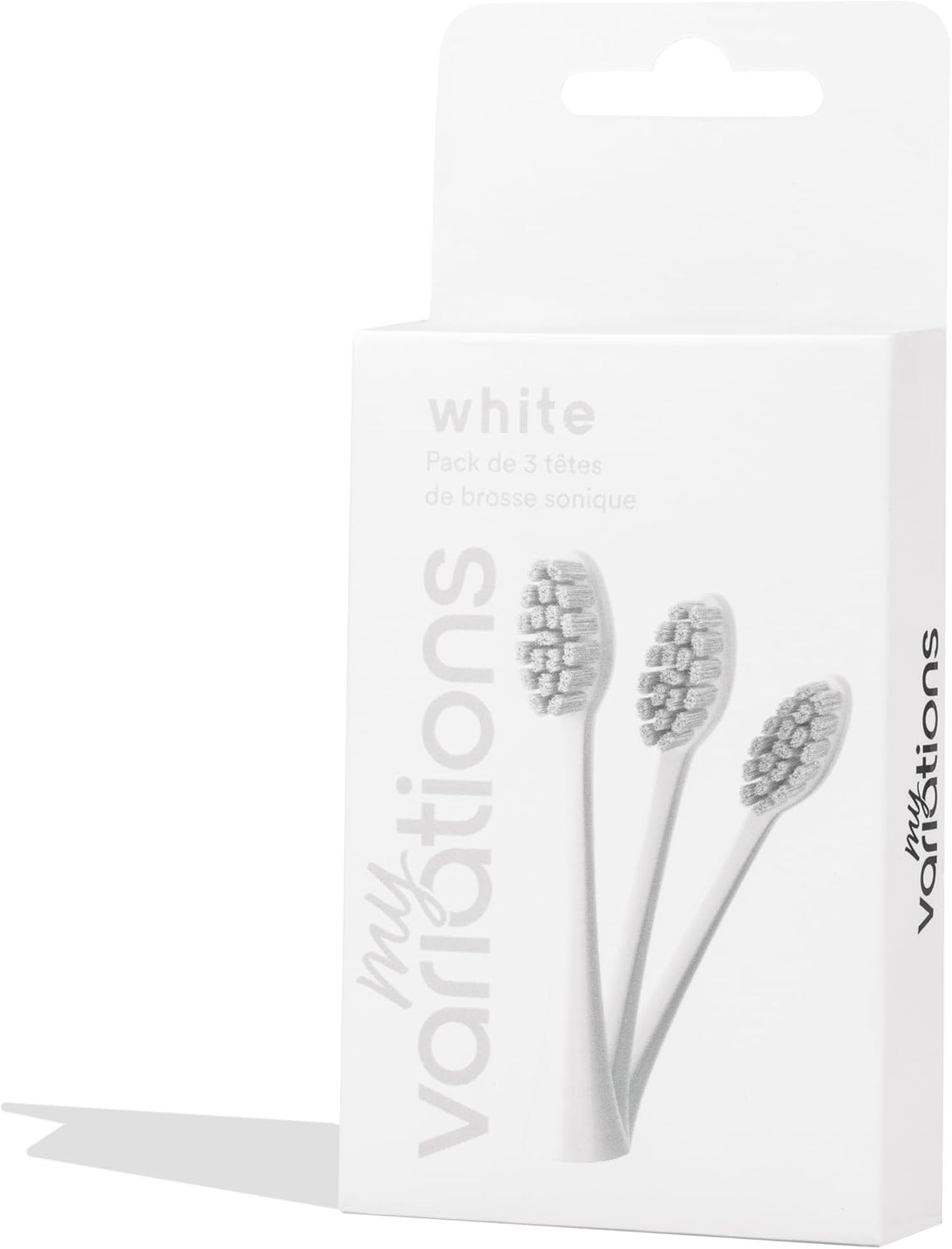 Têtes de brosse à dents sonique My Variations blanc pour préserver les gencives