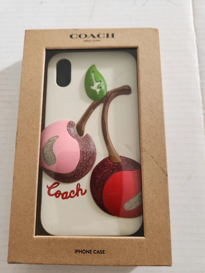 Coach Cherry Design F75858 iPhone XR Case Silicone Cover Protection. Unused. - Image 2 of 3