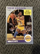 1990-91 NBA Hoops - Magic Johnson #157 Fantastic Condition! Free Shipping!