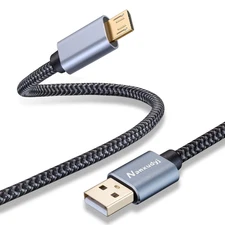 Micro USB Cable 20Ft, Long Fast Charging & Sync Android Charger,Braided Nylon Mi