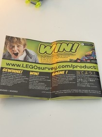 7050 LEGO Complete Space: Alien Defender manual & all minifigures