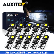10x Auxito T10 Smd Led License Plate Light Bulb Canbus 194 168 W5w Super White 10x Auxito T10 Smd Led License Plate Light Bulb Canbus 194 168 W5w Super White