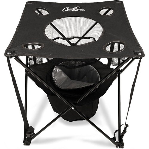 All-in-One Tailgating Table Collapsible Folding Camping Table W/Insulated Cooler - Picture 7 of 9