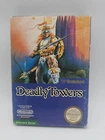 Deadly Towers - NES - With Box And Sleeve CIB Good Condition Tested Works