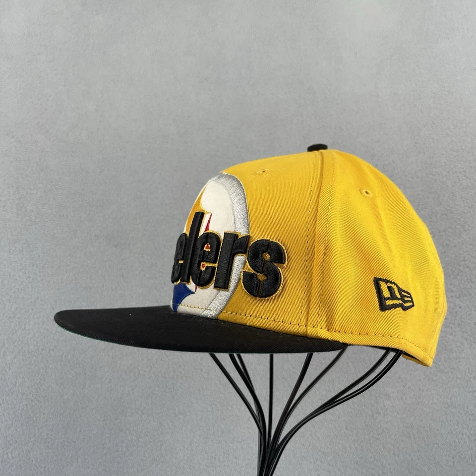 Gorra Pittsburgh Steelers Talla Única Amarilla Snap Back Logo Grande New Era NFL Foto 2 de 4