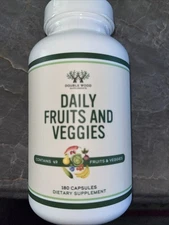 Fruits and Veggies Supplement Contains 49 Different Fruits & Veggies 180 Cap