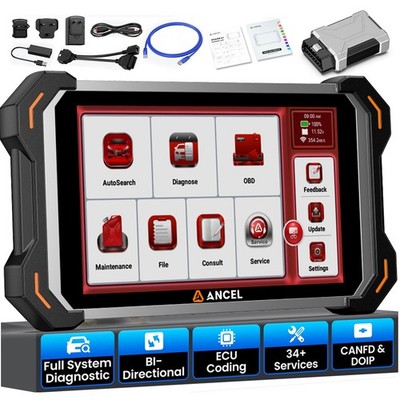 ANCEL DS600BT Profi OBD2 Diagnosegerät Bidirektional ECU Codierung 34 Reset IMMO
