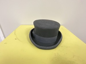 H&M Sports Equestrian Black Wool Top Hat Riding Dressage Show Hat 100% Wool