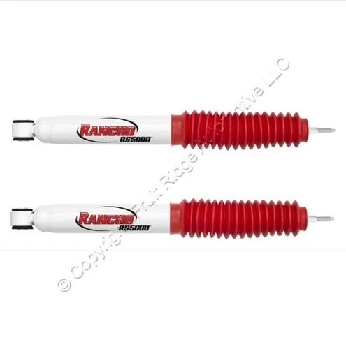 2 Rancho FRONT Shocks for 4" Lift 00-13 Yukon XL 2500 05-07 Silverado 1500HD