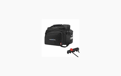 KLICKfix FAHRRAD-GEPÄCKTRÄGERTASCHE RACKPACK 2 PLUSFÜR RACKTIME SCHWARZ
