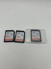 Lot Of 3 X SanDisk Ultra 64 GB SD SDXC Memory Card - Untested See Photos