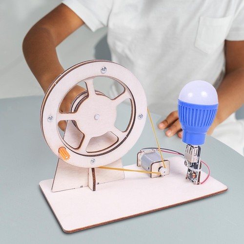 Creative DIY Science Experiment Model Kit Hand Cranked Power Generation Children - Picture 2 of 6