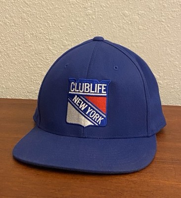 TIESTO Club Life New York Rangers NHL Logo SnapBack Hat 2015 NYC Trance EDM RARE