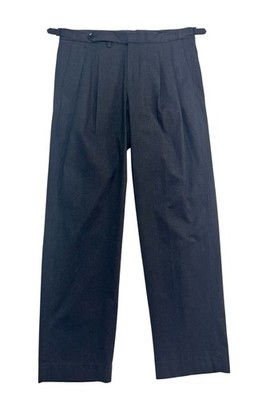 Bonobos 34x30 Charcoal Soft Touch Pleated Trouser Chino Pants Side Buckle Adjust